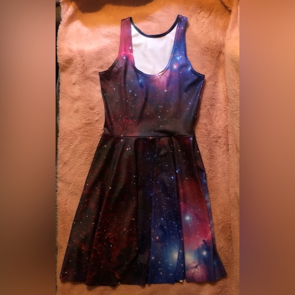 Black milk - galaxy scoop skater dress - Picture 1 of 4